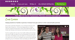 Desktop Screenshot of clearconnectionschiropractic.com